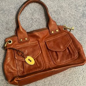 Classic Brown Fossil Satchel